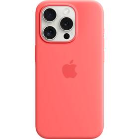 Apple Silicone Case s MagSafe pro iPhone 15 Pro - světle melounový