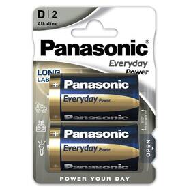 Baterie alkalická Panasonic Everyday Power D, LR20, blistr 2ks (LR20EPS/2BP)