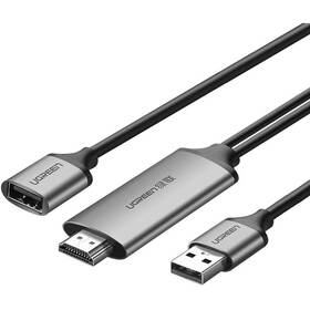 Kabel UGREEN USB/HDMI Digital AV Adapter 1,5m (50291) šedý