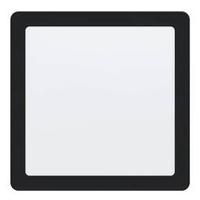 Vestavné svítidlo Eglo Fueva 5, čtverec, 21,6 cm, neutrální bílá (99189) černé