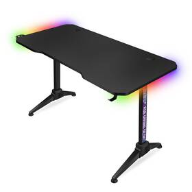 Herní stůl Connect IT NEO+ s RGB podsvícením (CGD-2020-BK) černý