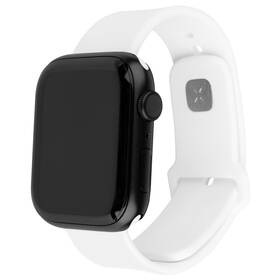 Řemínek FIXED Silicone Sporty Strap na Apple Watch 42/44/45mm (FIXSST2-434-WH) bílý