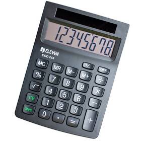 Kalkulačka Eleven ECC210, stolní, osmimístná (ECC-210) černá