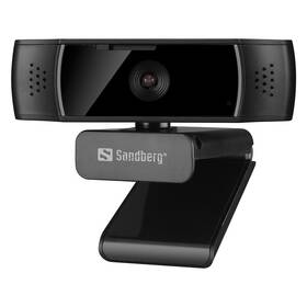 Webkamera Sandberg USB Autofocus DualMic černá barva

