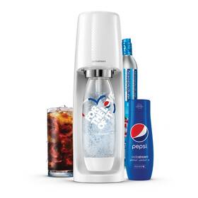 Výrobník sodové vody SodaStream SPIRIT White Pepsi MegaPack bílý