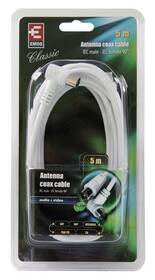 Koaxiální kabel EMOS 5m bílý