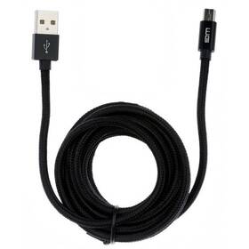 Kabel WG USB/Micro USB, 3m (7299) černý