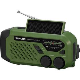 Radiopřijímač Sencor SRD 1000CL GR zelený