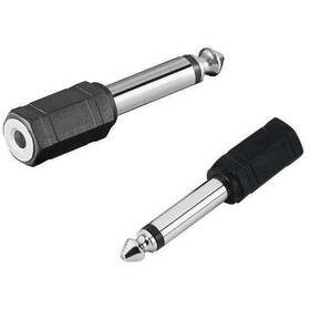 Redukce AQ mono 3,5 mm jack / 6,3 mm jack F/M 
