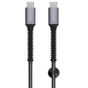 Kabel FIXED Armor USB-C/USB-C, PD, 240 W, 2 m (FIXDA-CC2-GR) šedý