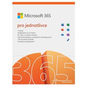 Microsoft 365 pro jednotlivce, všechny jazyky - elektronická licence 
