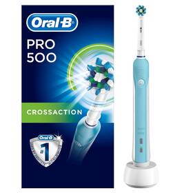 Zubní kartáček Oral-B Pro 500 CrossAction modrý