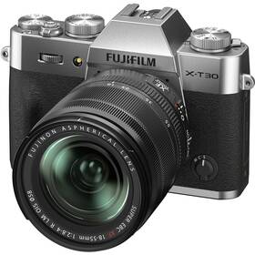 Digitální fotoaparát Fujifilm X-T30 II + XF 18-55 mm f/2.8-4 R LM OIS stříbrný