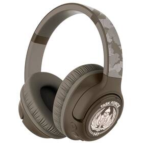 Sluchátka OTL Technologies Call of Duty Desert Sand Camo LED Wireless hnědá barva
