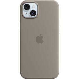 Apple Silicone Case s MagSafe pro iPhone 15 Plus - jílově šedý