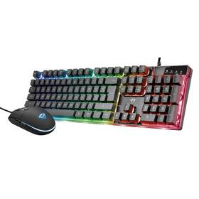 Klávesnice s myší Trust GXT 838 Azor Gaming Combo, CZ/SK (23472) černá - rozbaleno - 24 měsíců záruka