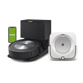 Robotický vysavač iRobot Roomba j7+ / Braava jet m6 černý/bílý