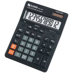 Kalkulačka Eleven SDC444S, stolní, dvanáctimístná (SDC-444S) černá
