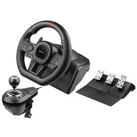 Volant Tracer SimRacer Manual Gearbox 6 in 1 - PC/PS4/PS3/Xone/X360/SWITCH černá barva
