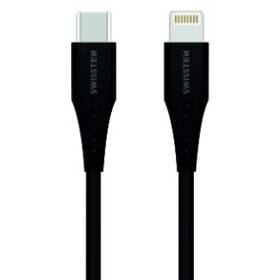 Kabel Swissten USB-C/Lightning, 1m (71506513) černý