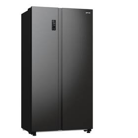 Americká lednice Gorenje NRR9185DABXL černá barva
