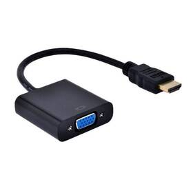 Redukce AQ HDMI, VGA (D-SUB) + konektor audio výstup 3,5 mm Jack (samice) (xaqcva106)