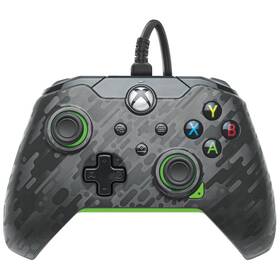 Gamepad PDP Wired Controller pro Xbox One/Series - Neon Carbon (049-012-CMGG)