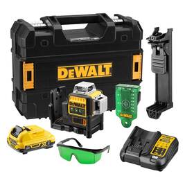 Křížový laser Dewalt DCE089D1G-QW (s baterií)