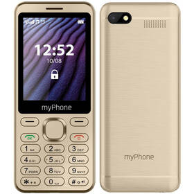 Mobilní telefon myPhone Maestro 2 (TELMYMAESTRO2GO) zlatý