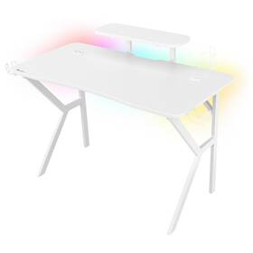 Herní stůl Genesis HOLM 320 RGB (NDS-1802) bílý