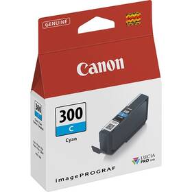 Inkoustová náplň Canon PFI-300, 14,4 ml (4194C001) azurová