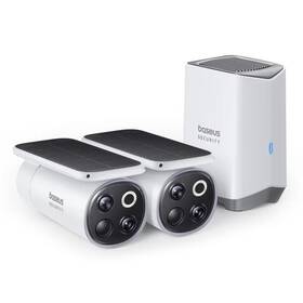Kamerový systém Baseus Security S1 Pro 3K (2 ks + centrální stanice) bílá barva

