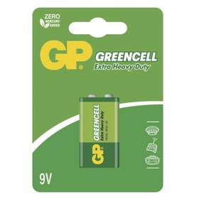 Baterie zinkochloridová GP Greencell 9V, blistr 1ks (B1251)