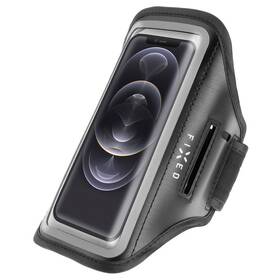 Pouzdro na mobil sportovní FIXED Armband, na smartphony až 6.7" černá barva
