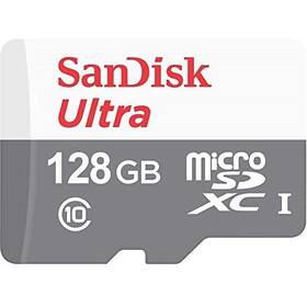 Paměťová karta SanDisk Micro SDXC Ultra Android 128GB UHS-I (100R/20W) (SDSQUNR-128G-GN6MN)