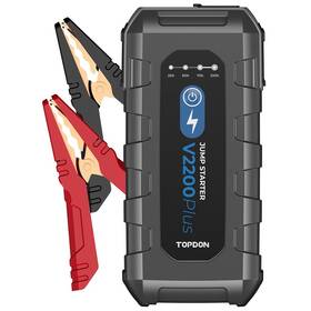 Powerbank Topdon Car Jump Starter V2200Plus, 16000mAh (TOPV2200P) černá