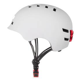 Bezpečnostní helma Bluetouch S s LED bílá barva
