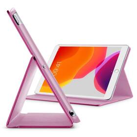 Pouzdro na tablet CellularLine Folio na Apple iPad 10,2" (2019/2020) (FOLIOIPAD102P) růžové