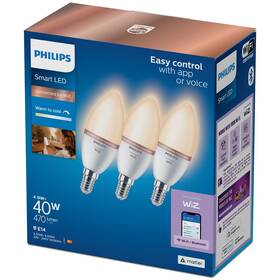 Chytrá žárovka Philips Smart LED 4,9 W, E14, Tunable White, 3 ks (929002448736)