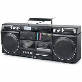 Radiomagnetofon s CD MUSE M-380GB černá barva
