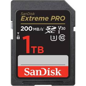 Paměťová karta SanDisk SDXC Extreme Pro 1TB UHS-I U3 (200R/140W) (SDSDXXD-1T00-GN4IN)