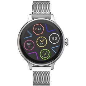 Chytré hodinky Carneo Hero mini HR+ (8588009299226) stříbrné