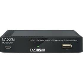 Set-top box Mascom MC710T2 HD černá barva
