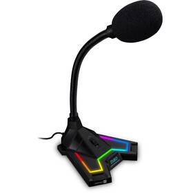 Mikrofon Connect IT NEO RGB ProMIC černá barva
