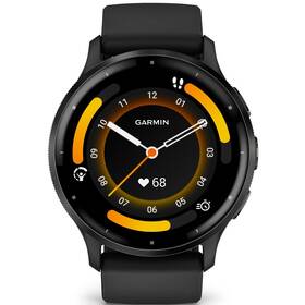 Chytré hodinky Garmin Venu 3 Slate/Black Silicone Band (010-02784-01) - rozbaleno - 24 měsíců záruka