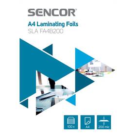 Laminovací fólie Sencor SLA FA4B200 A4, 200mic, 100ks (45015625)