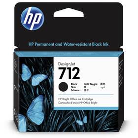 Inkoustová náplň HP 712, 80ml (3ED71A) černá