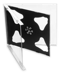 Obal Cover IT pro 2 CD, 10mm, 10ks/bal černá barva
