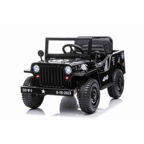 Elektrické autíčko Beneo USA ARMY Jednomístné 12V černé
