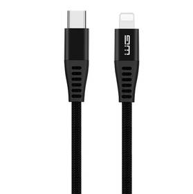 Kabel WG USB-C/Lightning MFi, 20cm (9014) černý